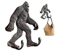 Percha de pared genérica, ganchos | Resina Shape Gabinete Pendant | Estante de sombrero de pared animal, decoración del hogar vintage para el vestido de la bolsa de toalla