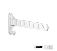Percha de pared para ropa sucia, plegable, de metal, para el hogar, dormitorio, balcón, resistente, para pantalones vaqueros