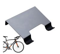 Percha de pared resistente para bicicleta, 31 x 35 x 9,3 cm, acero de alto carbono, protección de juntas de silicona y corcho con almacenamiento vertical estable, soporte para bicicleta para techo