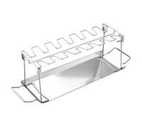Percha de pierna de pollo, soporte de palillos de pollo para parrilla - Soporte de bastidor de asado de pollo,Herramientas de barbacoa sin resistentes para la preparación de barbacoa de camping
