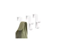 Percha de pl stico con dos ganchos para colgar sobre la puerta de iDesign, ideal para abrigos, chaquetas, sombreros, batas y toallas, ideal para