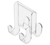 Percha de puerta de sin marco, perforadora, ganchos de para puertas de armario, gancho acrílico moderno sobre vidrio, colgador de ducha de panel de vidrio transparente para batas, ropa