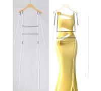 Percha de ropa de maniquí invisible, estante de metal ajustable, colgador de ropa posicionable, brazos y piernas son desmontables y flexibles, para exhibición de ropa y fotografía