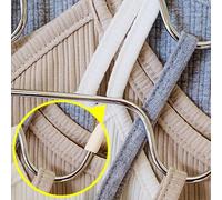 Percha de Ropa Multicapa Que Ahorra Espacio, Rejilla de Secado de Ropa Multifunción sin Costuras para Uso Diario y Almacenamiento para Mujeres/Hombres, Metal como Se Muestra en Las Imágenes