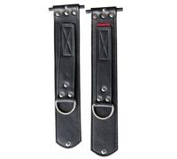 Percha de sujeción de la puerta de cuero napa