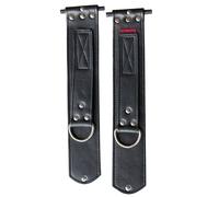 Percha de sujeción de la puerta de cuero napa
