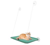 Percha de ventana de gato, percha de ventana para gatos en el interior - Kitten-ventana resistente Reposador suave | Hamaca de asiento de gato montada en ventana con 4 aspiraciones sólidas para g