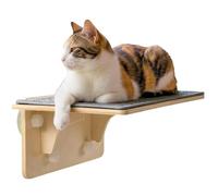Percha de ventana para gatos, asiento de juego para gatos con ventosas de madera - Estante de pared para gatos - Para casa, apartamento, casa de campo, habitación de, ático,