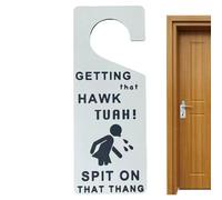 Percha decorativa para pomos de puerta, colgador único para letrero de puerta para el hogar, elegante letrero de manija de puerta para decoración de puerta de lugar de trabajo