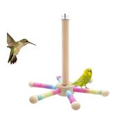Percha En Soporte Para Pájaros - Ruleta de Ejercicio Resistente al Masticar para Pájaros | Taśmy Na Nadgarstki Do Martwego Ciągu Dla Mężczyzn | Para Inseparables Conures Calopsittes Guacamayo Pe
