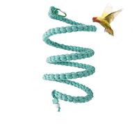Percha Espiral Extra Larga 150 cm para Aves - Columpio Trepador para Jaulas - Accesorio para Loros, Periquitos, Agapornis y Cacatúas