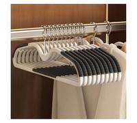 Percha For Ropa, Colgador De Prendas, Plástico Cuello Corto, Gancho Metálico, Apta For Camisas Y Pantalones(Color3,10-Pack)