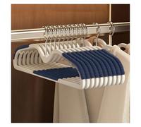 Percha For Ropa, Colgador De Prendas, Plástico Cuello Corto, Gancho Metálico, Apta For Camisas Y Pantalones(Color5,10-Pack)