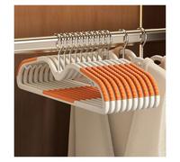 Percha For Ropa, Colgador De Prendas, Plástico Cuello Corto, Gancho Metálico, Apta For Camisas Y Pantalones(Color4,30-Pack)