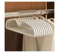 Percha For Ropa, Colgador De Prendas, Plástico Cuello Corto, Gancho Metálico, Apta For Camisas Y Pantalones(Color2,20-Pack)