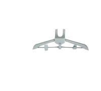Percha for vaporizador de ropa, soporte de planchado plegable, fácil de instalar for plancha con cepillo de vapor, perchero for ropa, boquilla for colgar pantalones(GRAY)