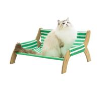 Percha inalámbrica para Ventana de Gato - Hamaca atigrada, Salón para Gatitos | Sillón Cama para Gatitos, felino Transpirable a Rayas para un Descanso Relajante, Ideal para Varios hogares, sa