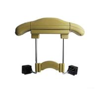 Percha interior de vehículo con brazo extensible para mantener la ropa arrugada mientras viajas, compatible con la mayoría de los modelos de coche, incluyendo RV y Van (beige)