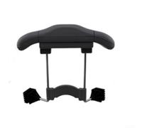 Percha interior de vehículo con brazo extensible para mantener la ropa arrugada mientras viajas, compatible con la mayoría de los modelos de coche, incluyendo RV y Van (gris)