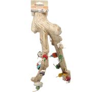 Percha Luanda con Juguete Madera MARRÓN 40CM