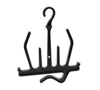 Percha multifuncional que ahorra espacio para trajes de neopreno y equipo de buceo diseñado para un drenaje y almacenamiento rápidos (negro)