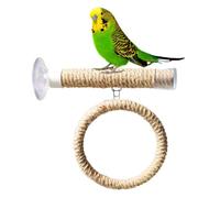 Percha para asiento de ducha de pájaros, soporte seguro para loros, para periquitos, inseparables, baño, viajes por carretera, interior/exterior, jaula y