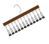 Percha para leggings | Almacenamiento de pared vaina de plaza con 12 pinzas - Perchas para pantalones cortos, ahorro de espacio | para almacenamiento de apartamentos, dormitorio, durmiente