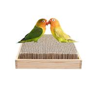 Percha para Loro | Juguete de Cartón para Loros - Perchas para Masticar y Destruir Interactivas para Conuras, Periquitos y Loros de Interior al Aire Libre