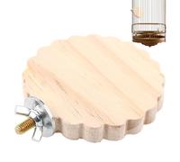 Percha para Loro | Juguete de Madera para Pájaros Antideslizante Y Estable | Percha De Jaula Para Loro, para Calopsitte Conure Ara Periquito Canario Cacatúa Pinzón Salón Balcón Dormitorio