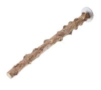 Percha para Loros de Madera, Juguete para Jaula, Colgante | Madera Natural, Alta Dureza, Descanso Cómodo, Seguro para Garras y Picos, para Aves y Loros