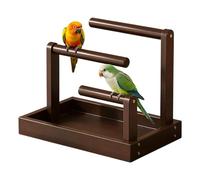 Percha para Loros Decoración de 3 Niveles para Aves | Soporte de Mesa para Periquitos Razas Pequeñas Medianas Grandes Animales