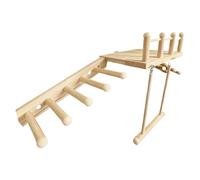 Percha para loros - Juguetes Escalada Columpio Rampa - Perchas para loros y para pájaros de gran tamaño, para prevención del aburrimiento, estimulación mental por sí solos en casa, área de juego