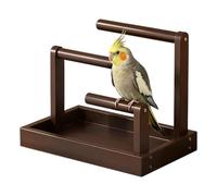 Percha para Pájaros de Mesa - Niveles de Enriquecimiento para Mascotas | Soporte de Mesa para Periquitos,para Agapornis Periquitos Cacatúas Aratingas Razas Pequeñas Medianas Grandes