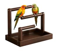 Percha para Pájaros Decoración de Enriquecimiento de Niveles | Soporte de Entrenamiento para Loros Razas Pequeñas Medianas Grandes Animales