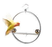 Percha para pájaros | Estante decorativo colgante de acero inoxidable - Soporte con gancho y bandejas para comida | para casa, jardín, ventana, interior y exterior