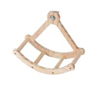 Percha para pájaros, Hamaca para pájaros, Columpio, Juguete de enriquecimiento de Madera para Loros, cacatúas y jaulas para Mascotas pequeñas, Perca, Juguete Divertido para Masticar,