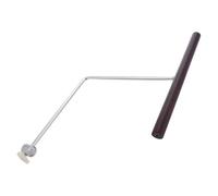 Percha para Pantalones en L de Hierro y Madera para Escaparate | Sujeción Segura, Estilo Moderno y Minimalista, para Pantalones y Ropa Formal en Tiendas