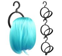 Percha Para Peluca - Conjunto De Soportes De Peluca Colgantes, Marco De Secado Plegable, Soporte De Peluquería Ligero, Soporte Multiforme | Escena De Instalación De Salón, Sesión De Difusión Diaria