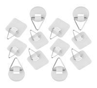 Percha para Platos Adhesiva de Plástico, 60 Piezas