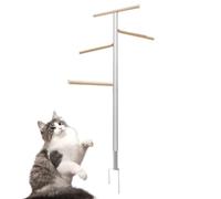 Percha para Pollos para Gallinero - Madera + Metal 120 Cm, Percha para Pollos, para Aves De Corral, Ligero De 4 Niveles para Zonas Exteriores, Jardines, Césped Y Avicultura