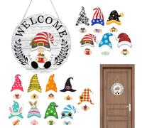 Percha para puerta con forma de imanes intercambiables a cambio - Decoración para puerta de entrada | para de jardín, casa interior y exterior
