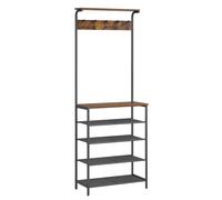 Percha para Ropa con Zapatero Estilo Industrial