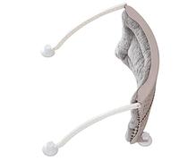 Percha para Ventana de Gato, Hamaca para Ventana de Gato Transpirable Ahorro de Espacio Fácil de Limpiar Cojinete de Carga Fuerte para el Hogar (Raíz de Loto Rosa)