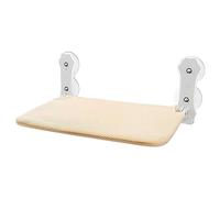 Percha para ventana de gato, hamaca plegable para ventana de gato, cama plegable resistente con ventosas, cojín para mascotas resistente montado en la pared con capacidad de carga de 27 a 33 libras