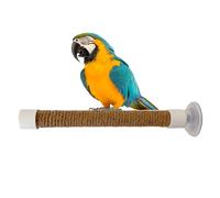 Percha para Ventana para Aves,Posadero De Entrenamiento para Periquitos - Percha Portátil de para Cacatúas y Guacamayos, Accesorio para Jaula de Aves y Juguete para Suministros de