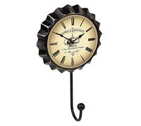 PERCHA Pared Vintage chapa botella RELOJ CAFÉ Retro 110x190MM