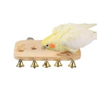 Percha plana para pájaros, juguetes masticables de madera, soporte plano para pájaros, para jugar al gimnasio, notas musicales para pinzones, cacatúa, chinchilla, agapornis, animales pequeños
