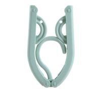 Percha plegable para ropa, 2 unidades, plegable, sin rastro, resistente al viento, ahorro de espacio, fuerte carga de plástico, toalla, abrigo, pantalones, ropa, percha para viajes