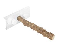 Percha portátil de Madera para Exterior de 25 cm, con Doble Ventosa, Antideslizante y Resistente a Las mordeduras, Ideal para baños y exposición al Sol; Incluye un Orificio para