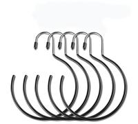 Percha Redonda,5 PCS Percha de Cinturón Bufandas Colgadores para Ropa con Ganchos Colgador Corbata Armario Percha para Ropa para Ropa Ideal para Colgar Bufandas Corbatas Cinturones Sombreros Bolso